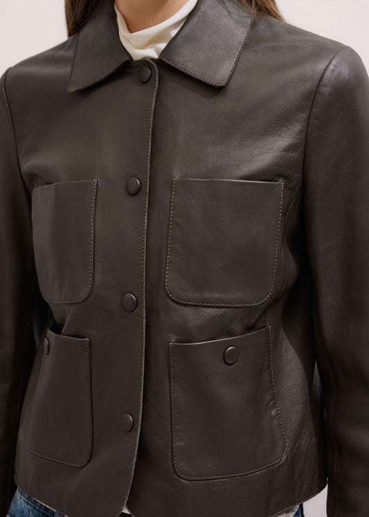 Brown Patch Pocket Jacket