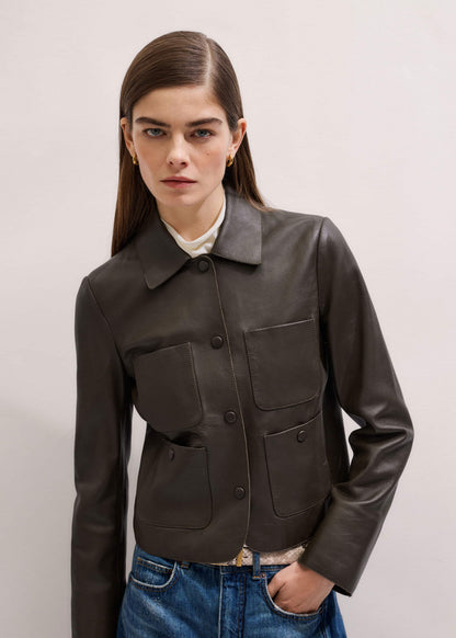 Brown Patch Pocket Jacket