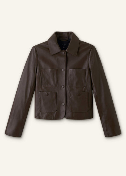 Brown Patch Pocket Jacket