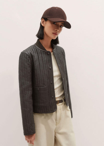 Brown Quilted Weekend Jacket
