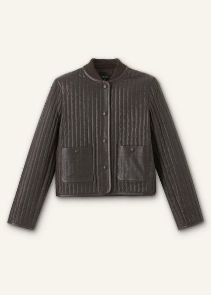 Brown Quilted Weekend Jacket