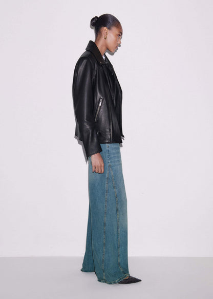 Black Authentic Leather Biker Jacket