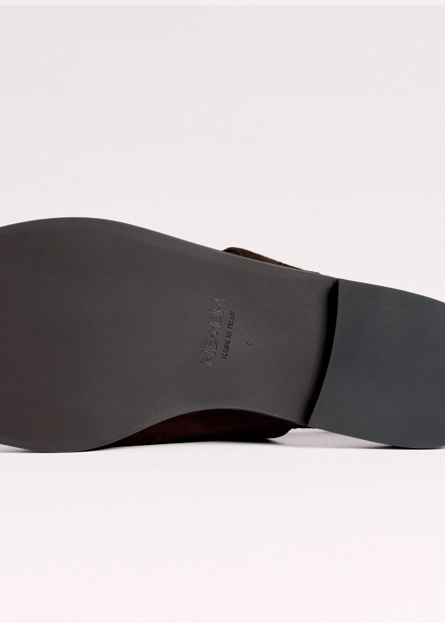 Brown Asymmetric Toe Loop Sandal