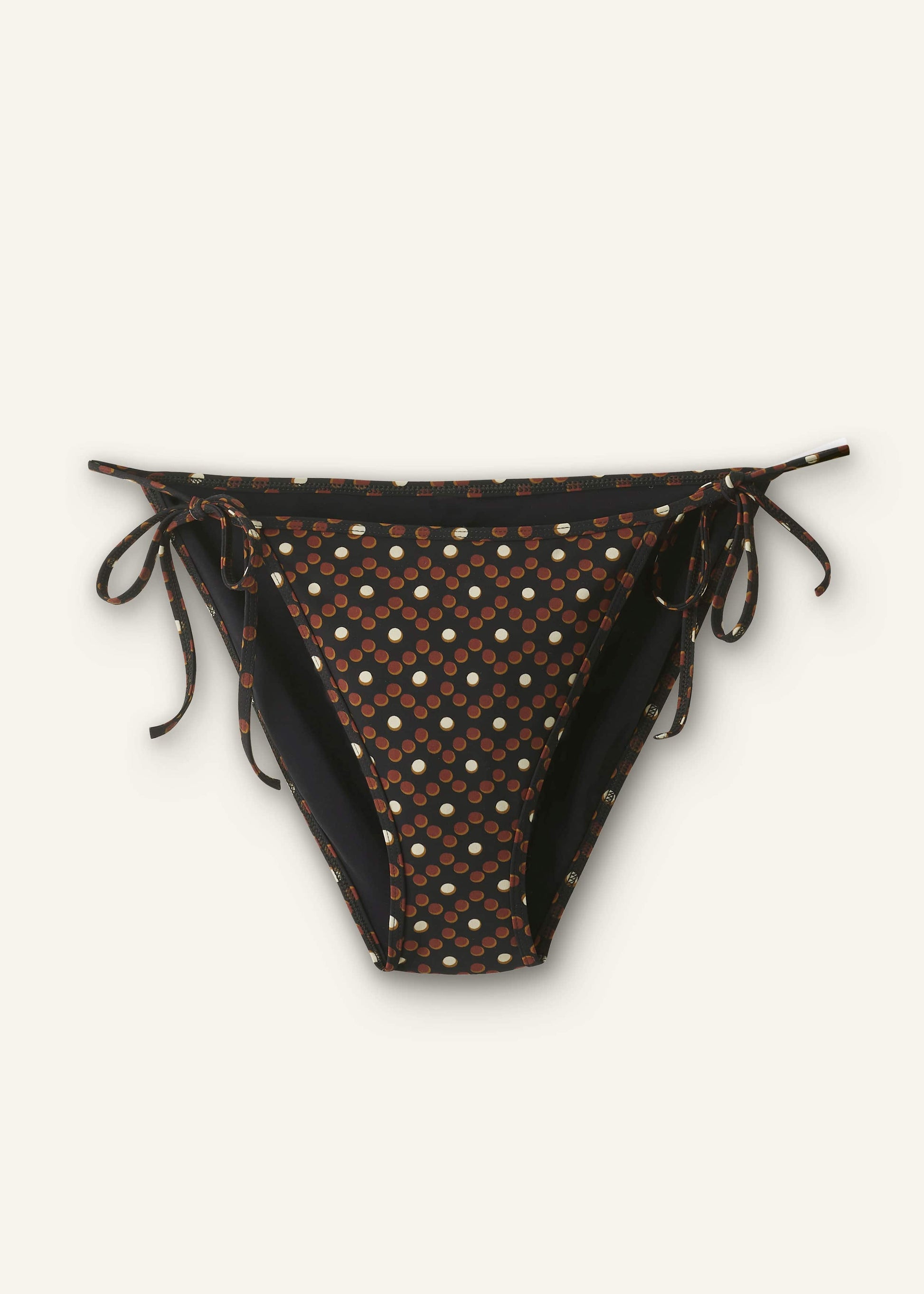 Cinnamon Brown Side Tie Bikini Bottom