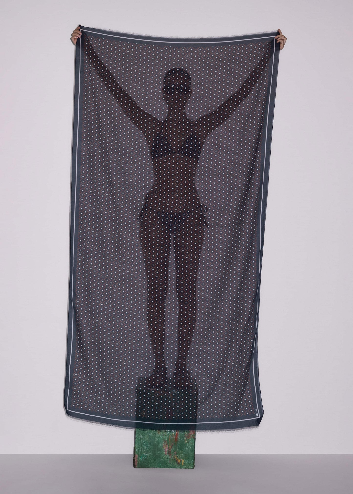 Black Geometric Sarong