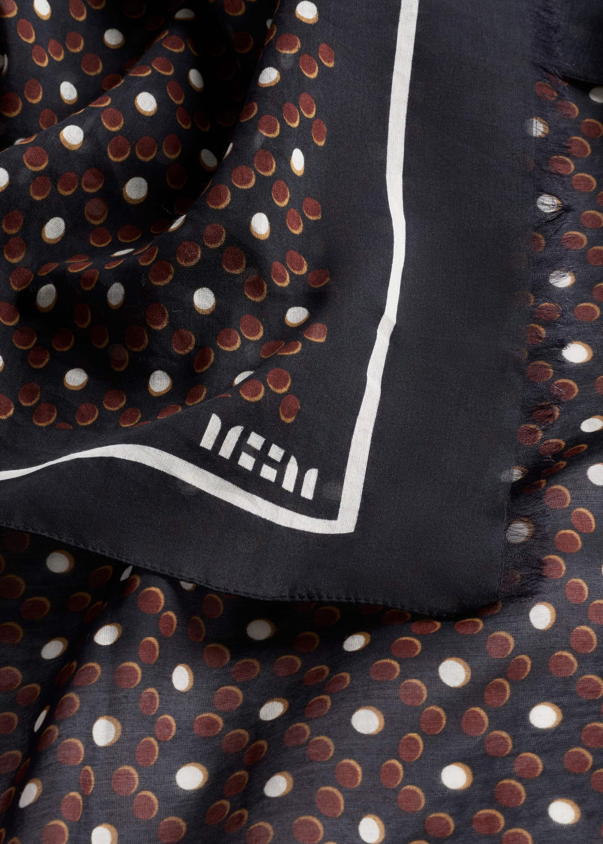 Black Geometric Sarong