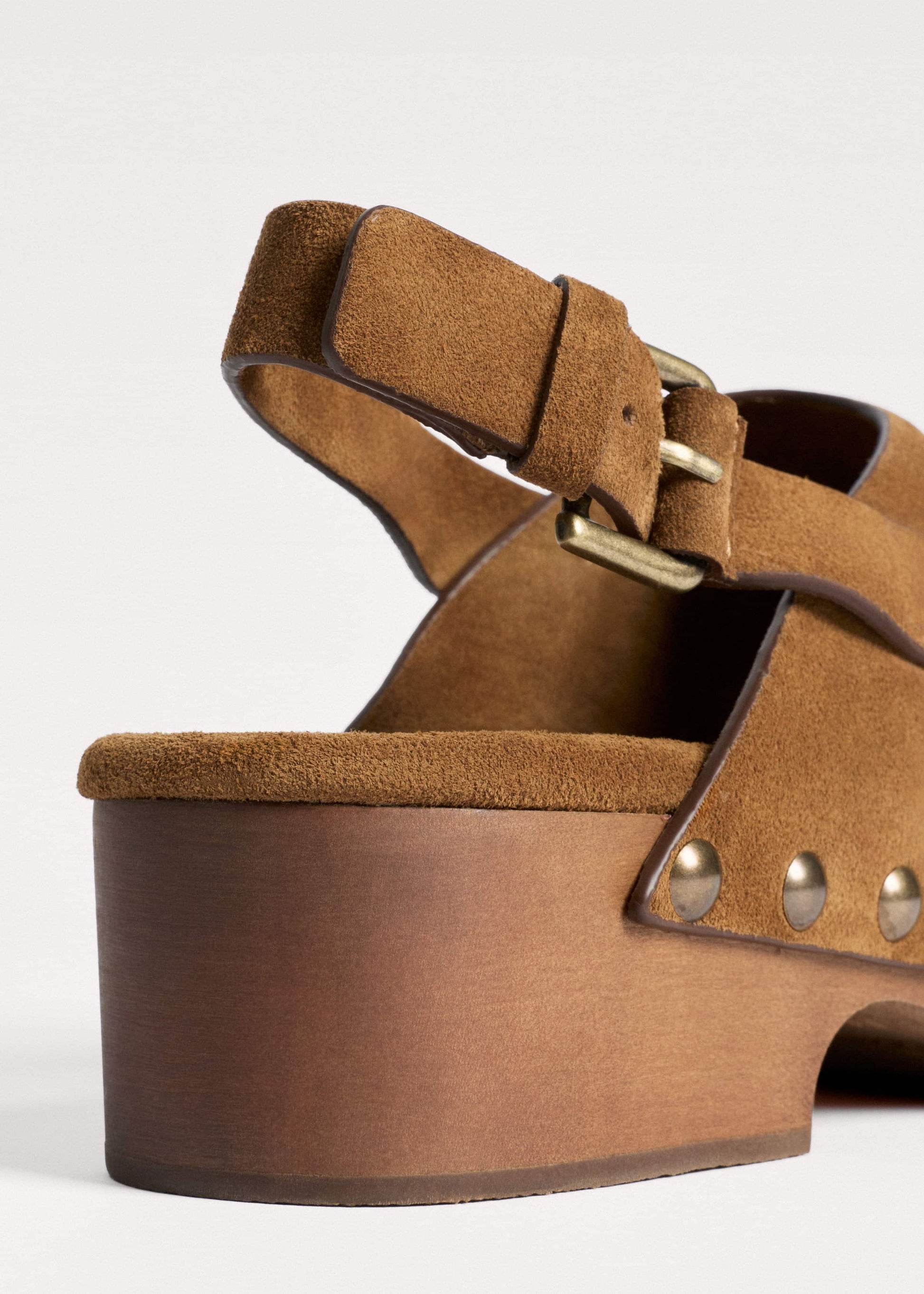 Brown Slingback Clog