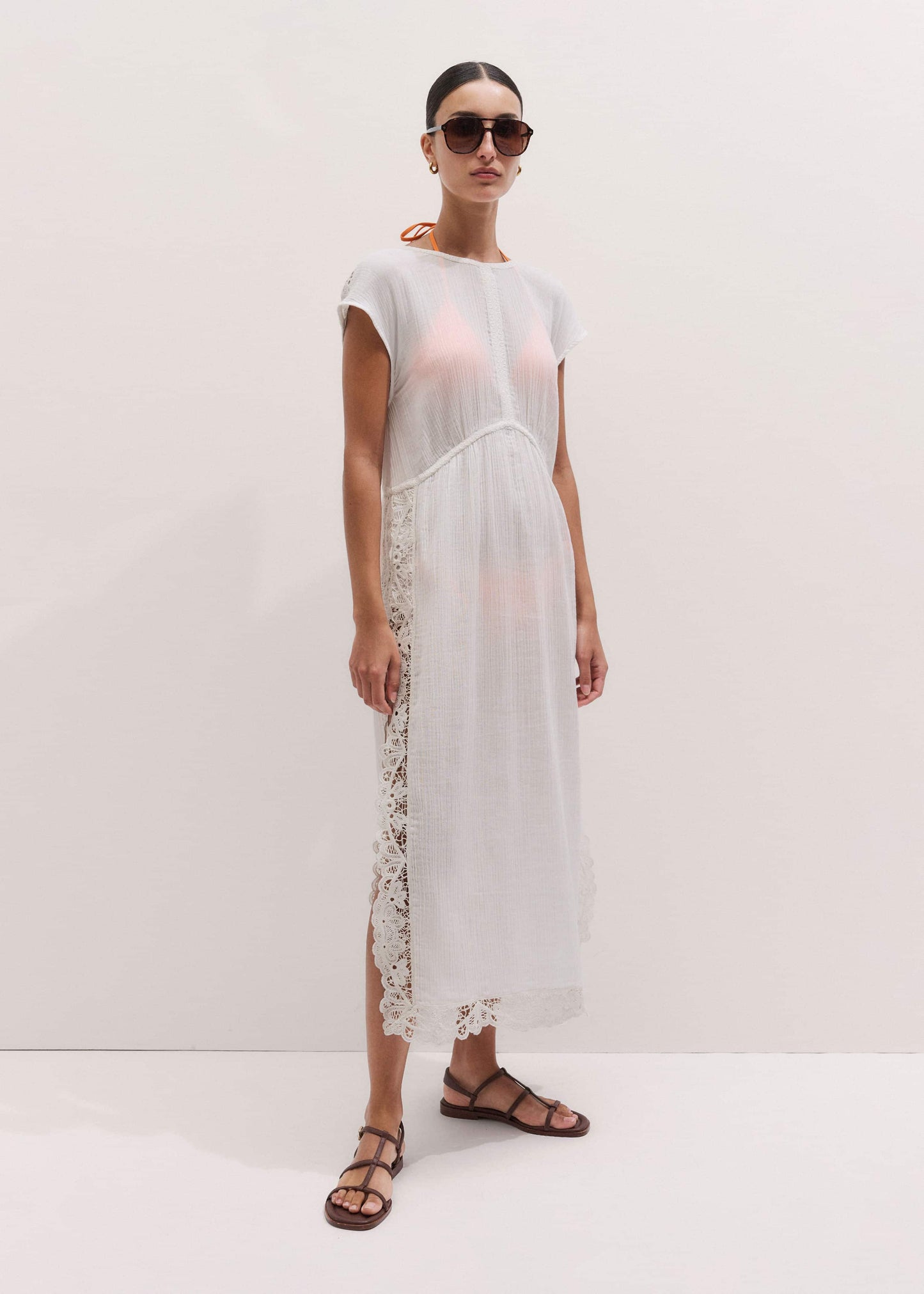 White Maxi Beach Dress
