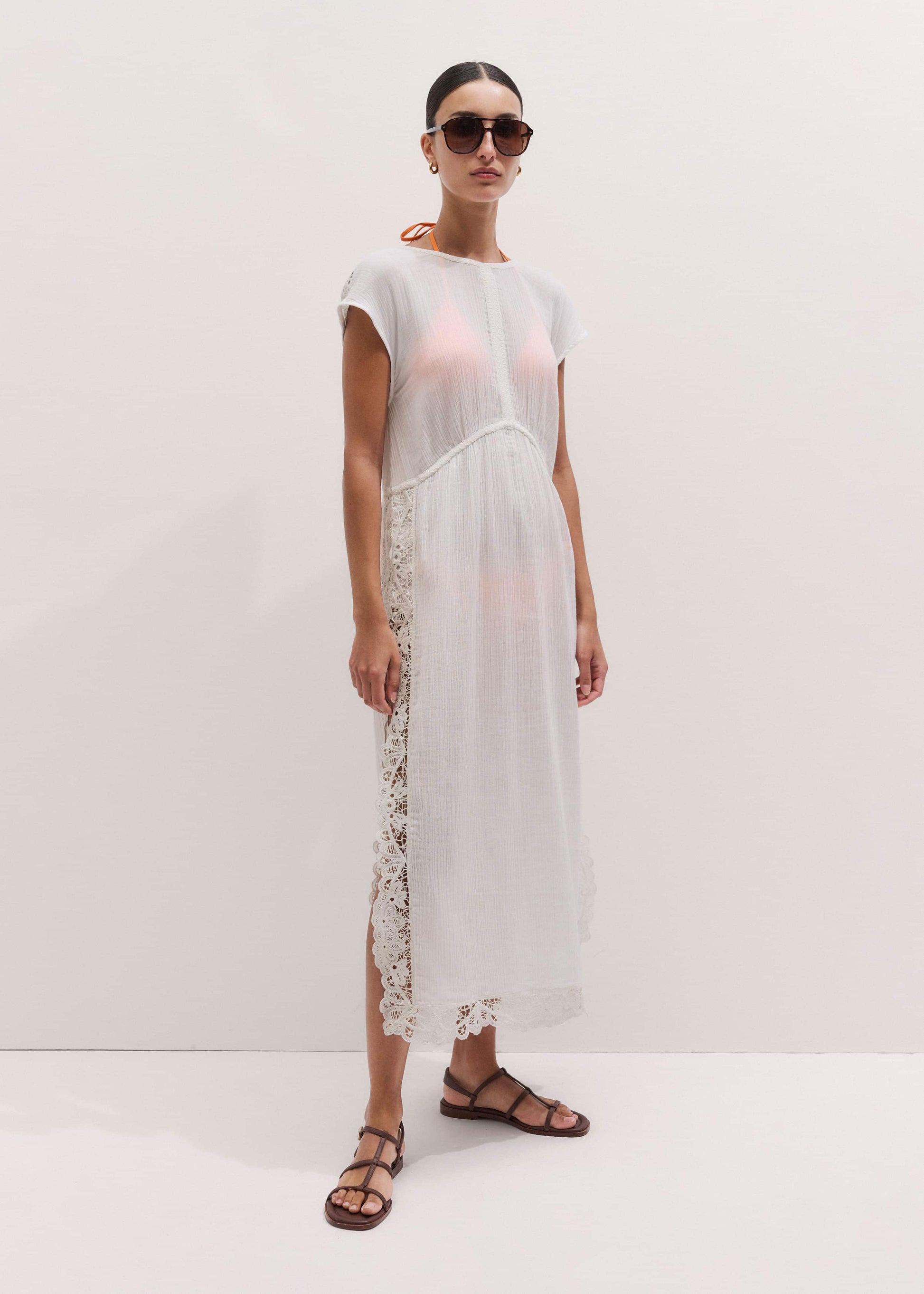 White Maxi Beach Dress