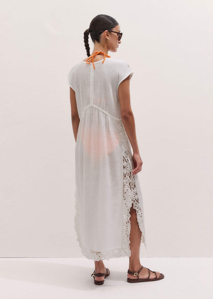 White Maxi Beach Dress