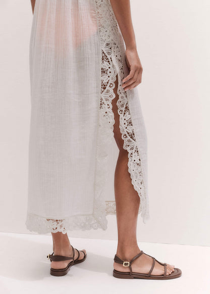 White Maxi Beach Dress