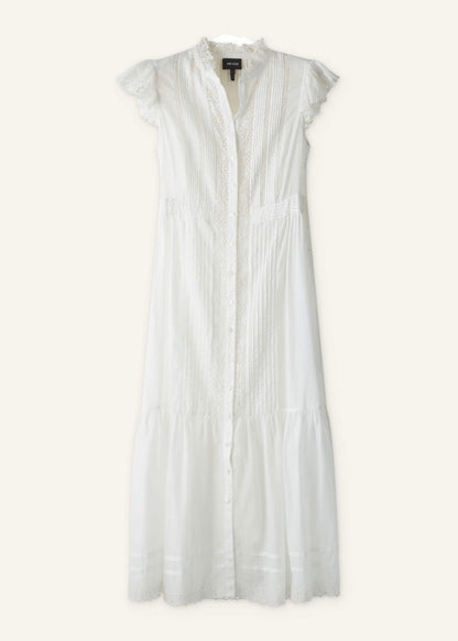 White 2-in-1 Maxi Dress