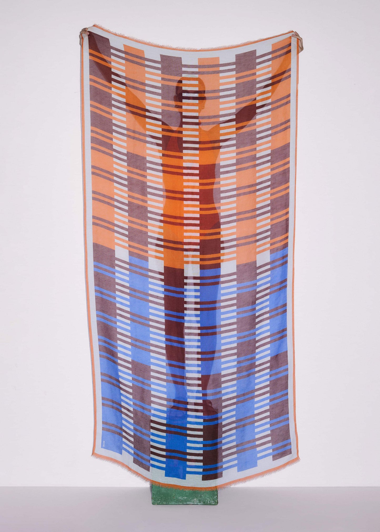 Orange Stripe Sarong