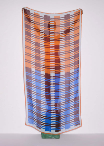 Orange Stripe Sarong