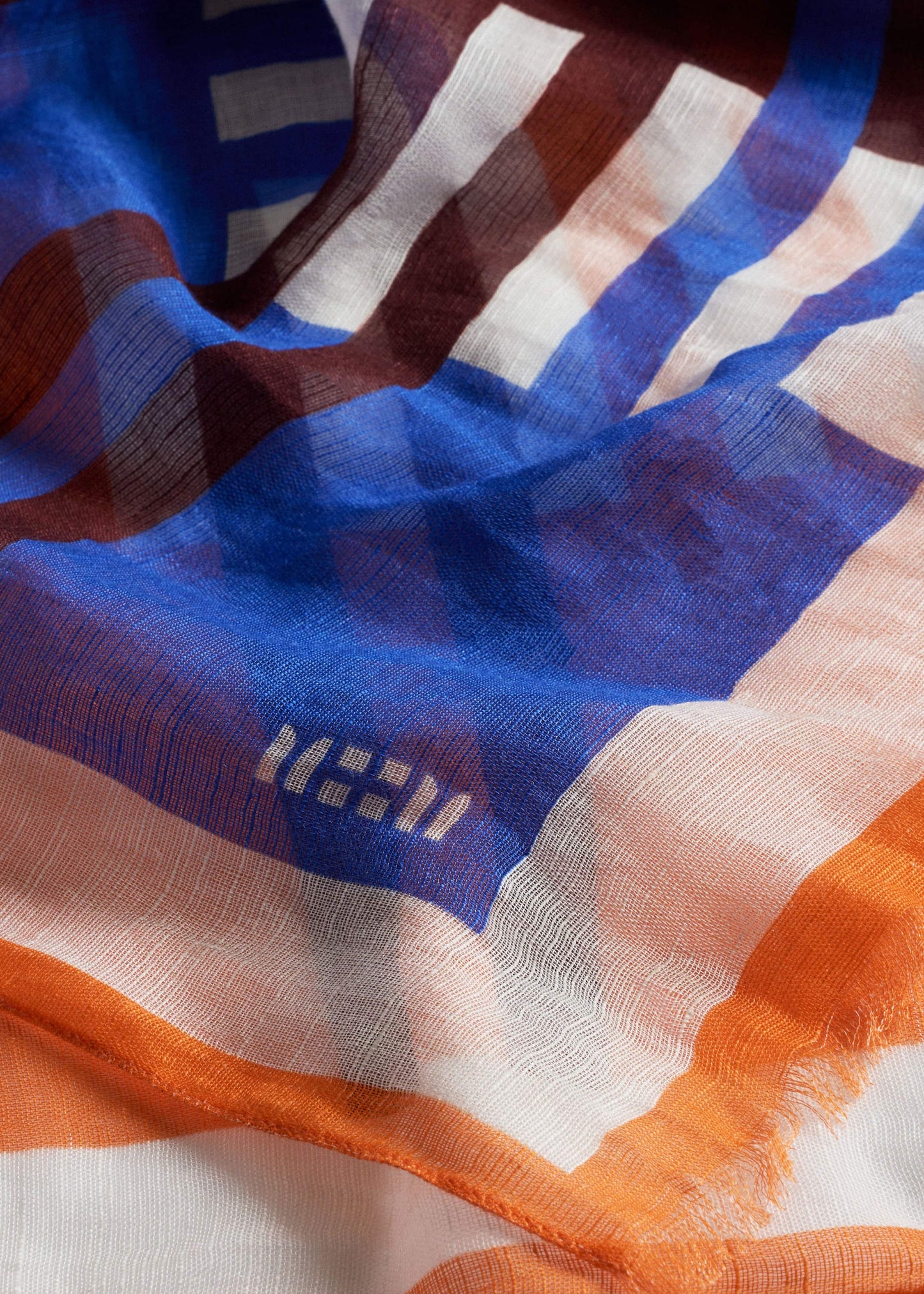 Orange Stripe Sarong