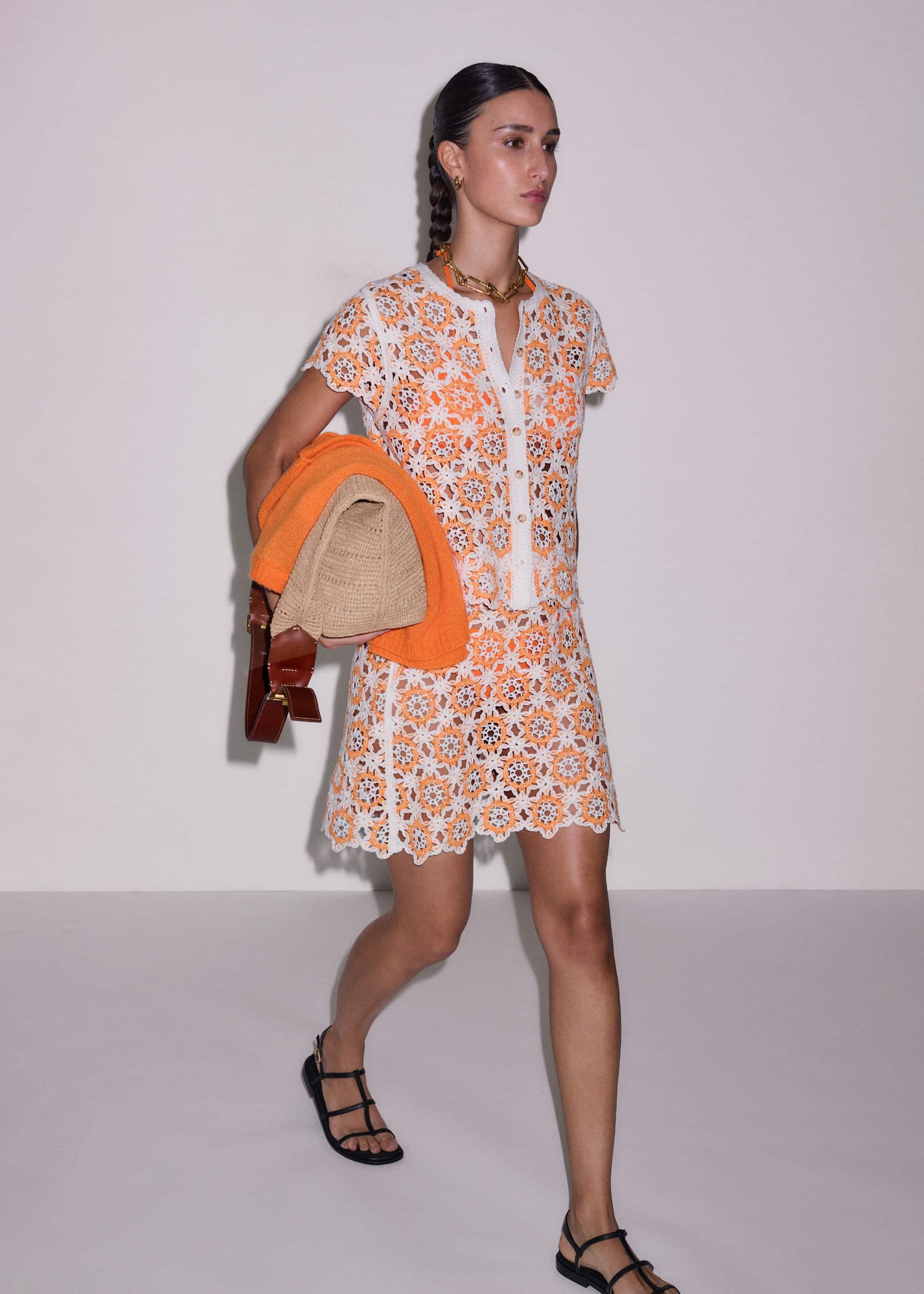 Orange Beach Baby Tee Co-ord