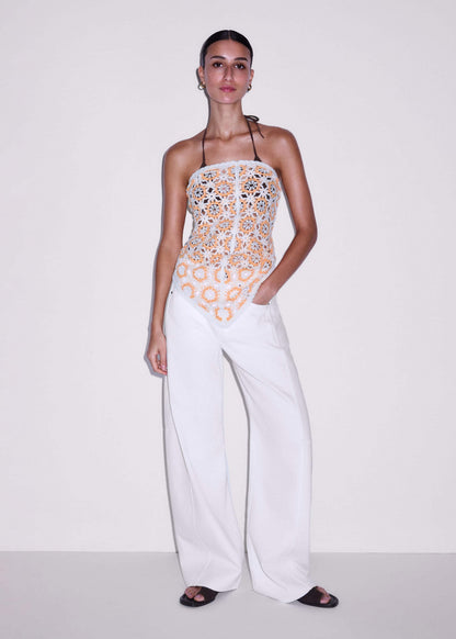 Orange Triangle Beach Sarong