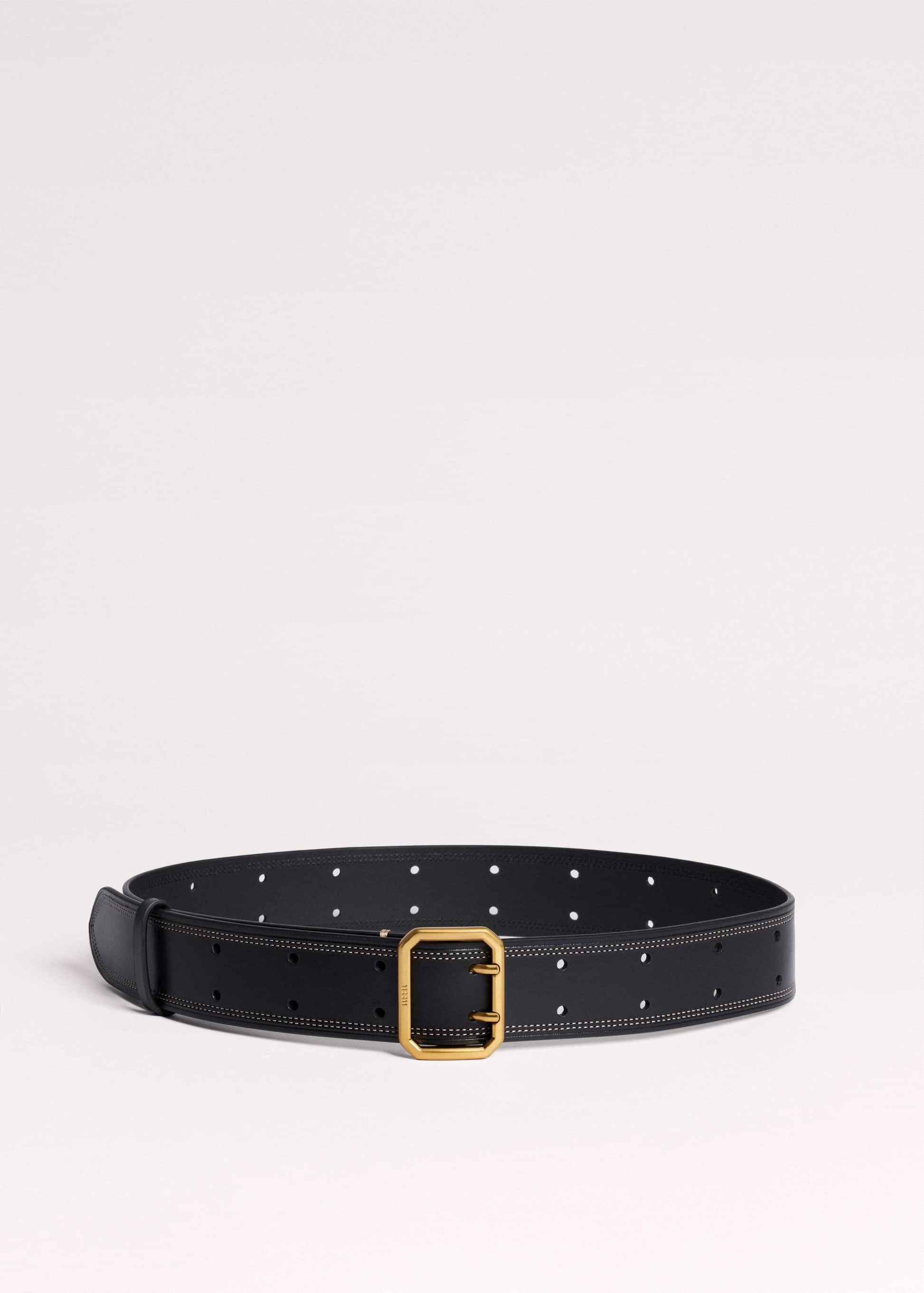 Black Double Prong Belt