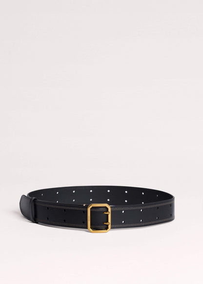 Black Double Prong Belt
