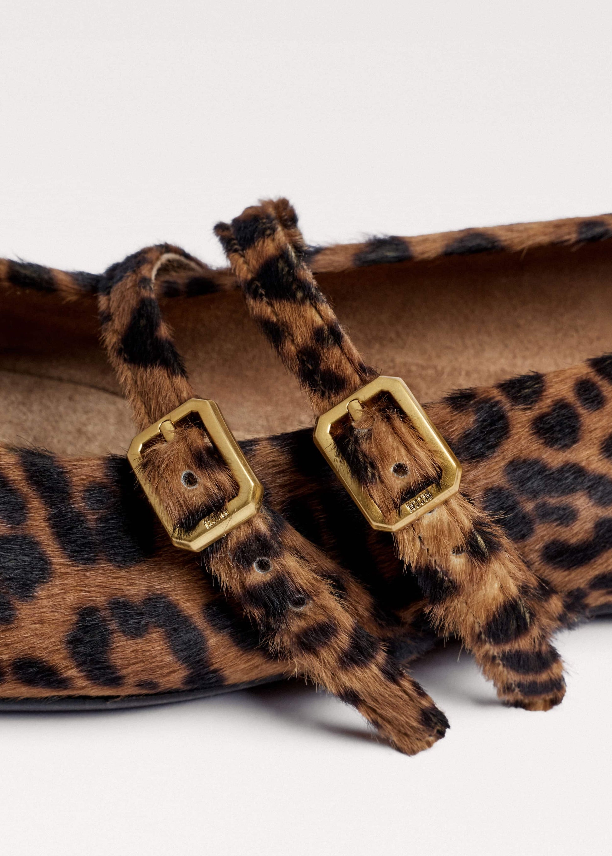 Dark Brown Leopard Ballet Flat