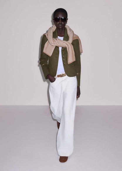Khaki Wear With Everything Fitted Utility Jacket
