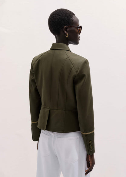 Khaki Wear With Everything Fitted Utility Jacket