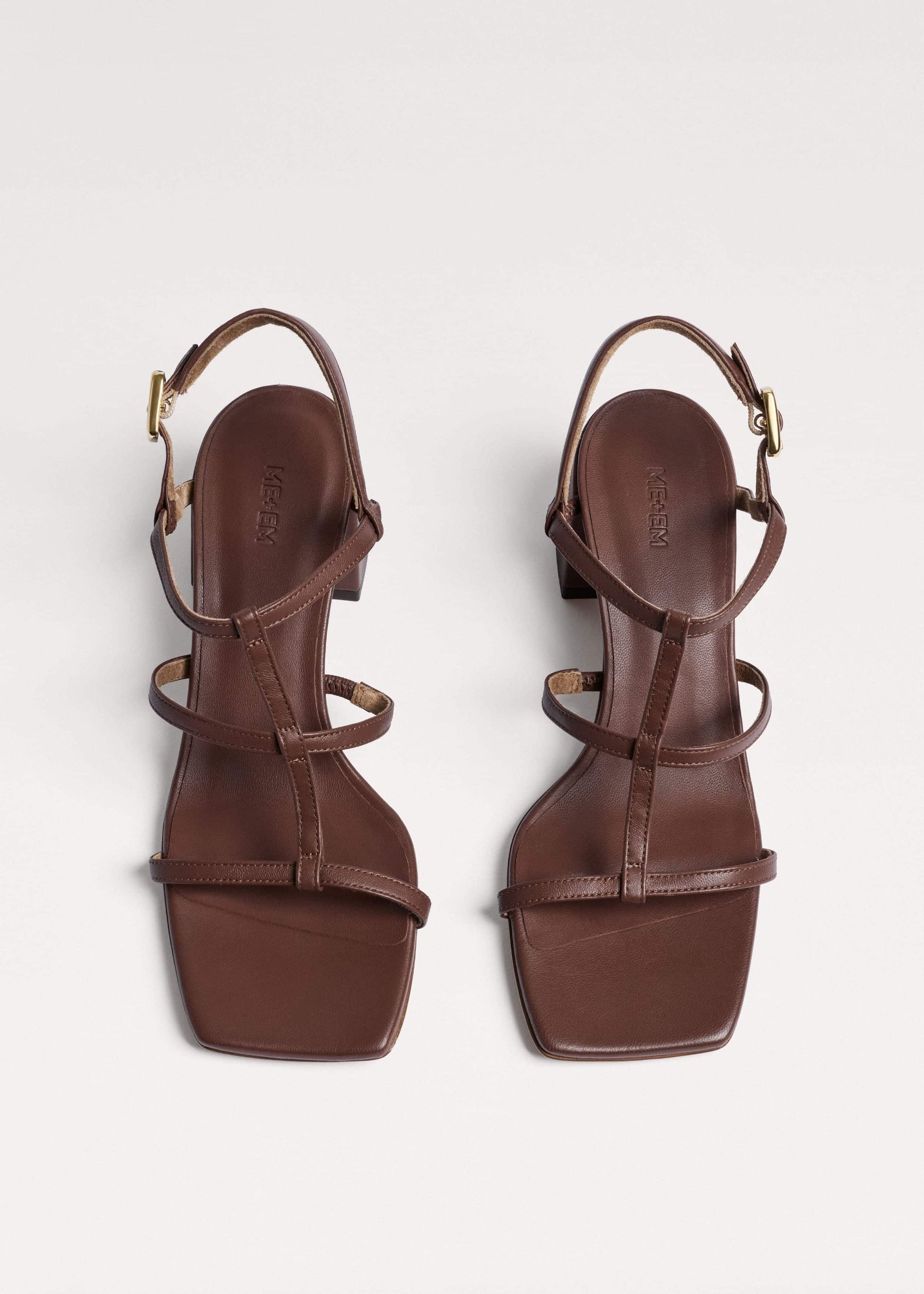 Dark Brown Caged Occasion Sandal