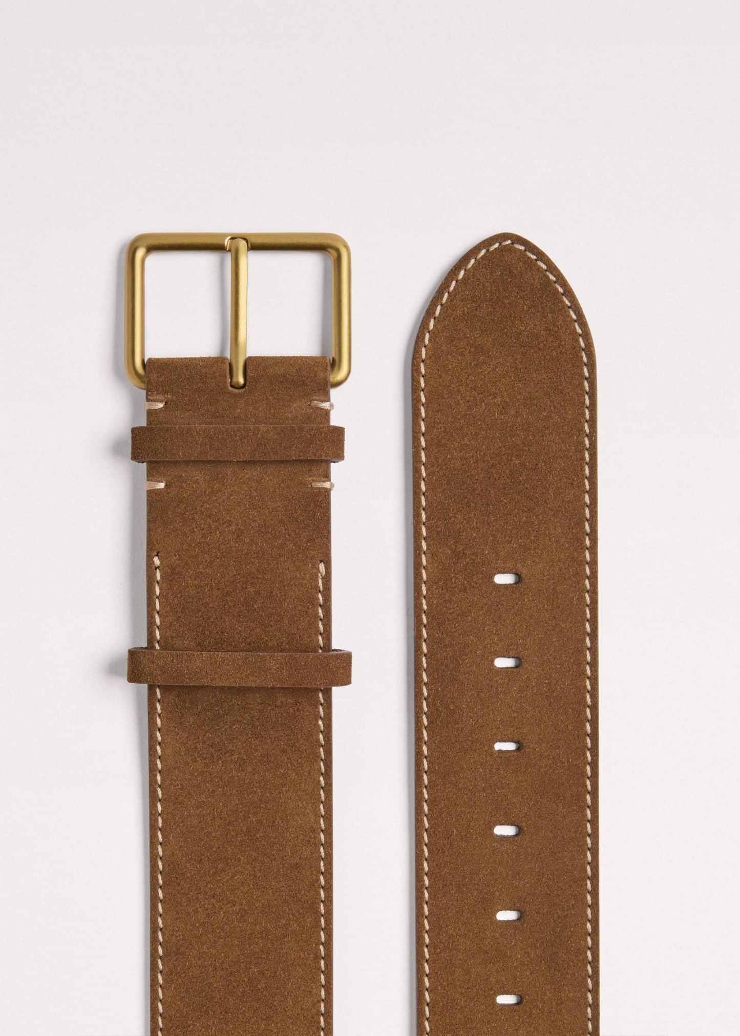 Brown Wide Waist Belt