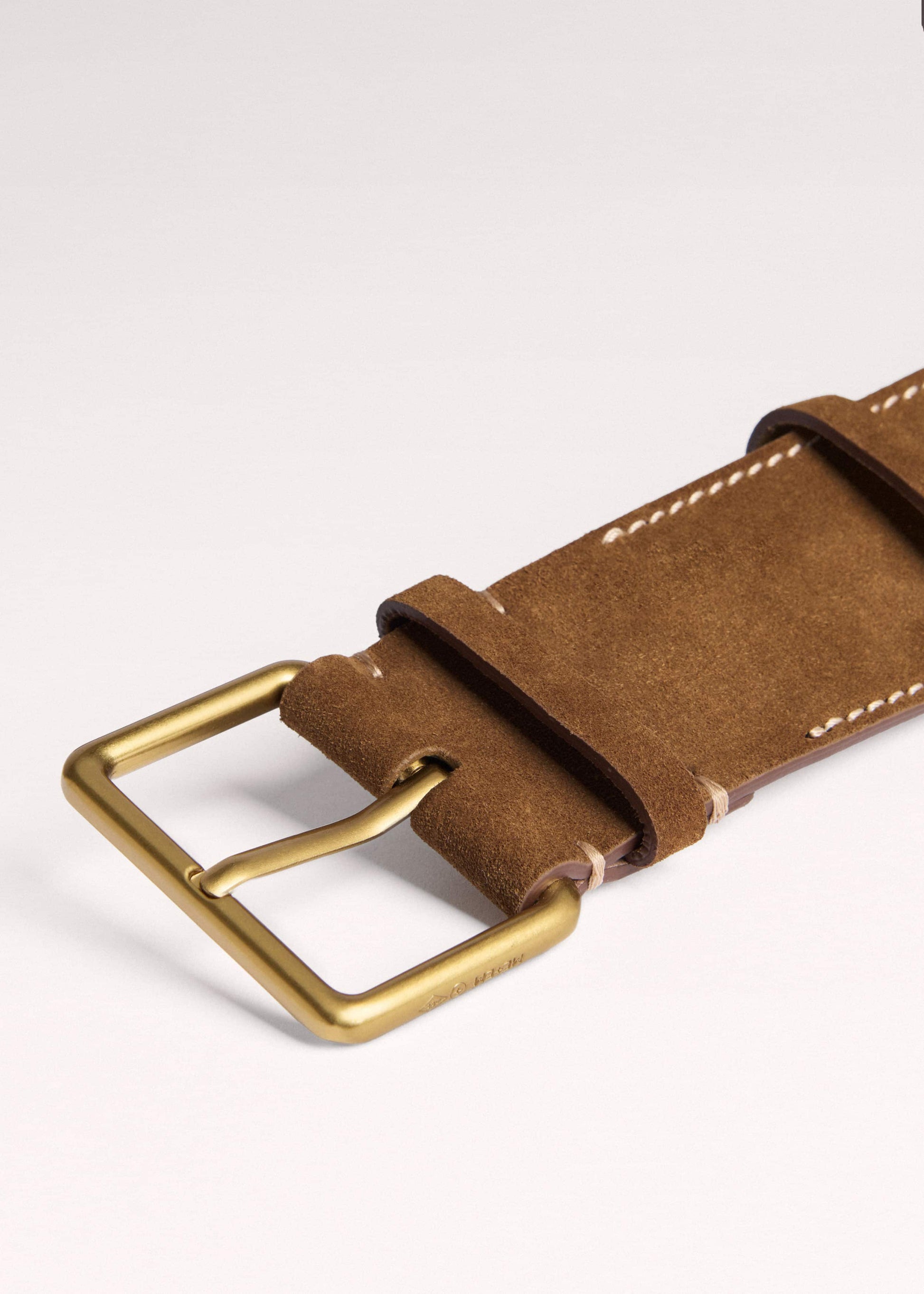 Brown Wide Waist Belt