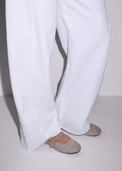 Gold Mesh AM-PM Ballet Flat