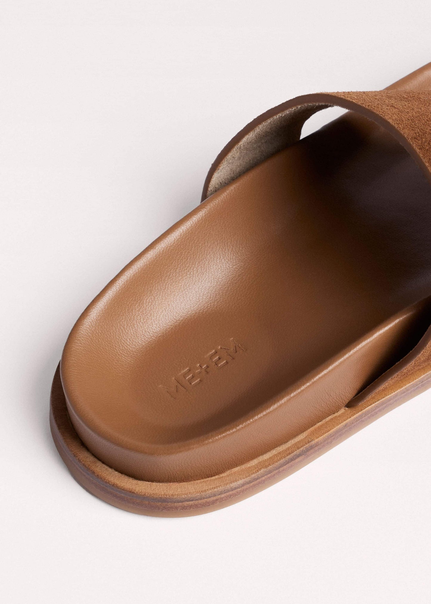 Tan Brown Asymmetric Sandal