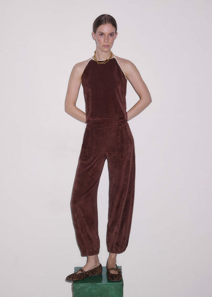 Cinnamon Brown Relaxed Jogger Set