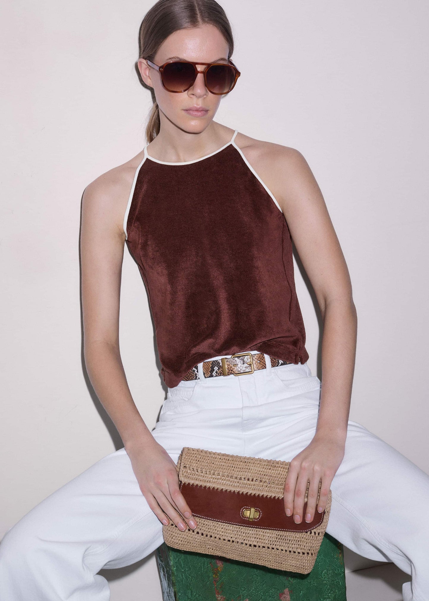 Cinnamon Brown Relaxed Jogger Set