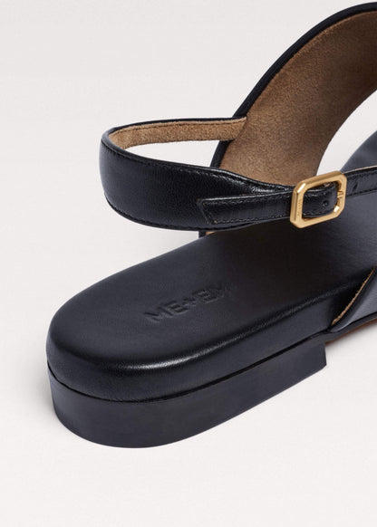 Black Minimal Sandal