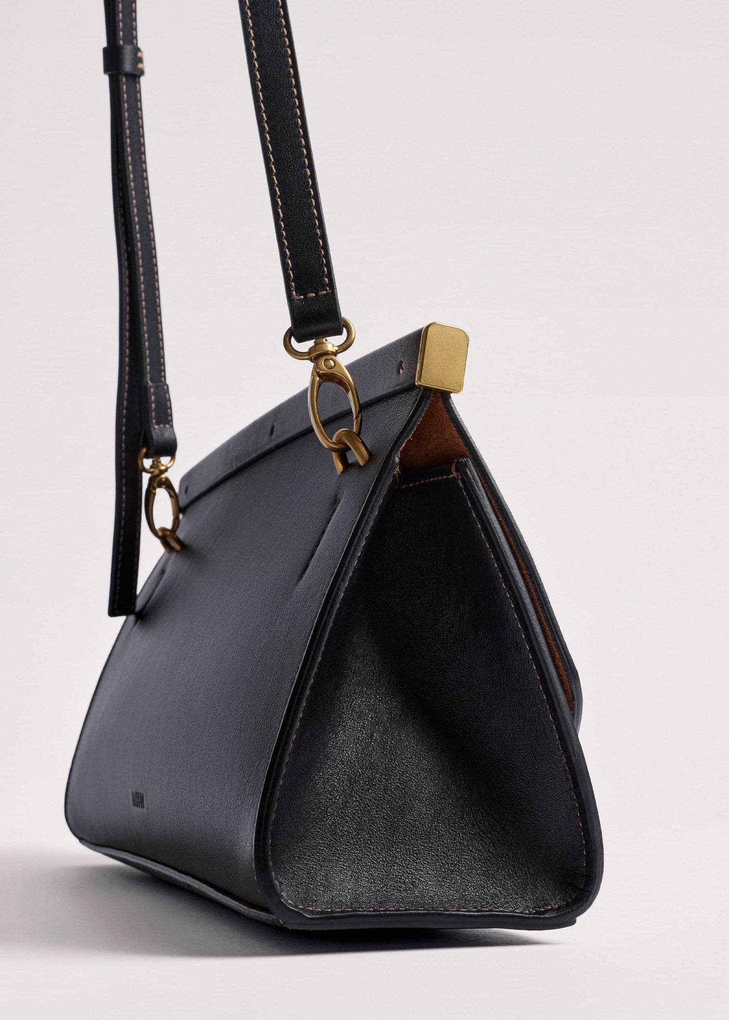 Black Tailored Clutch Bag
