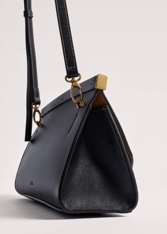 Black Tailored Clutch Bag