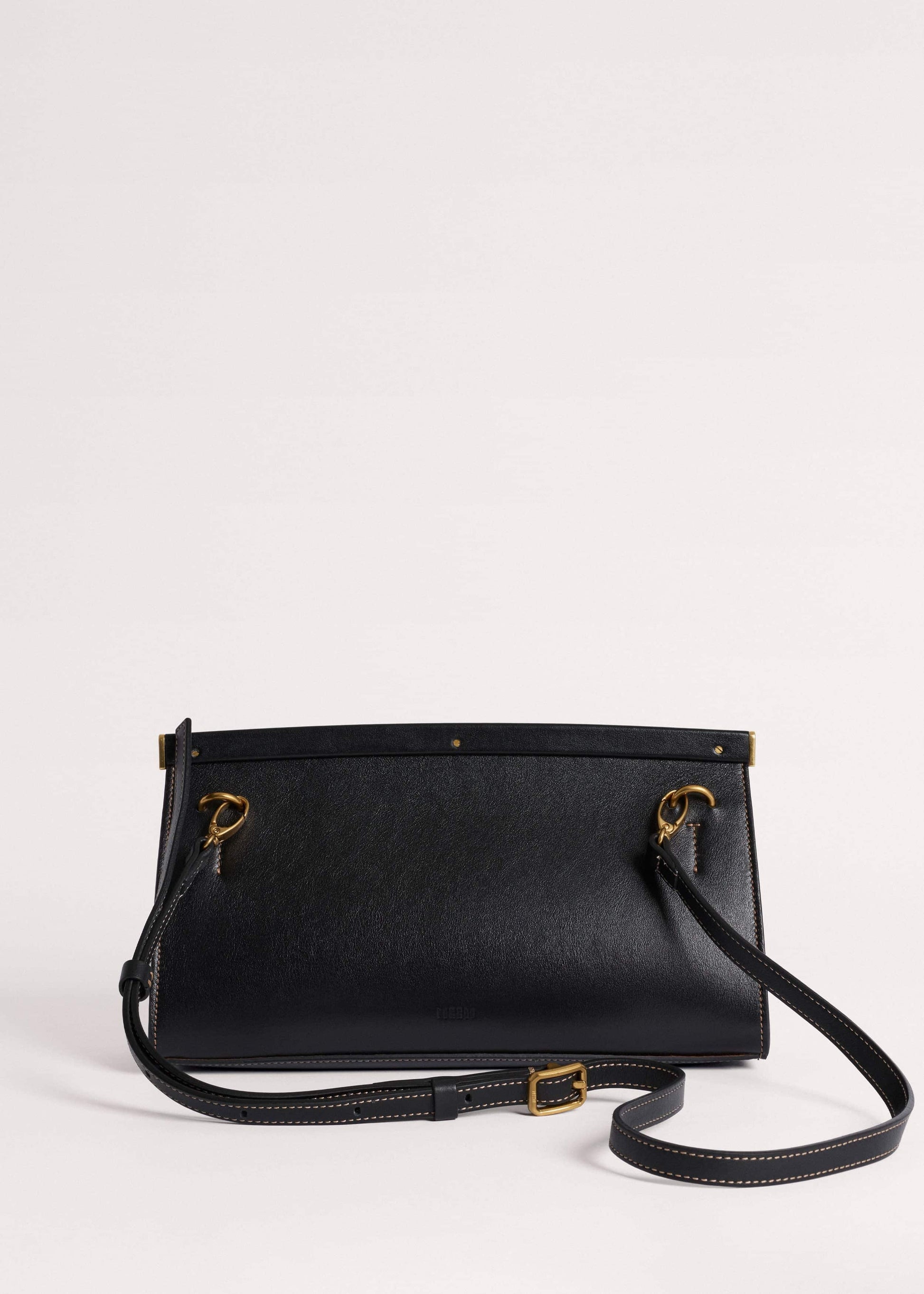 Black Tailored Clutch Bag