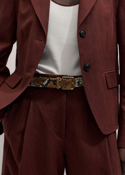 Cinnamon Brown Icon Oversized Blazer Suit