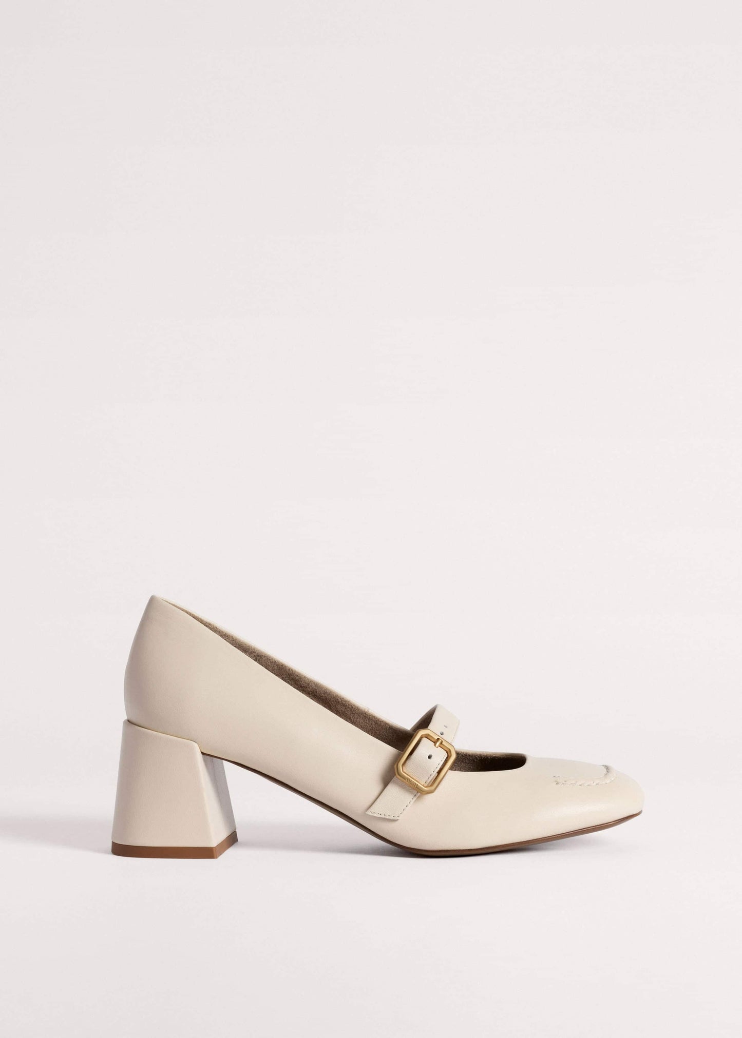 Cream Classic Mary Jane Heel