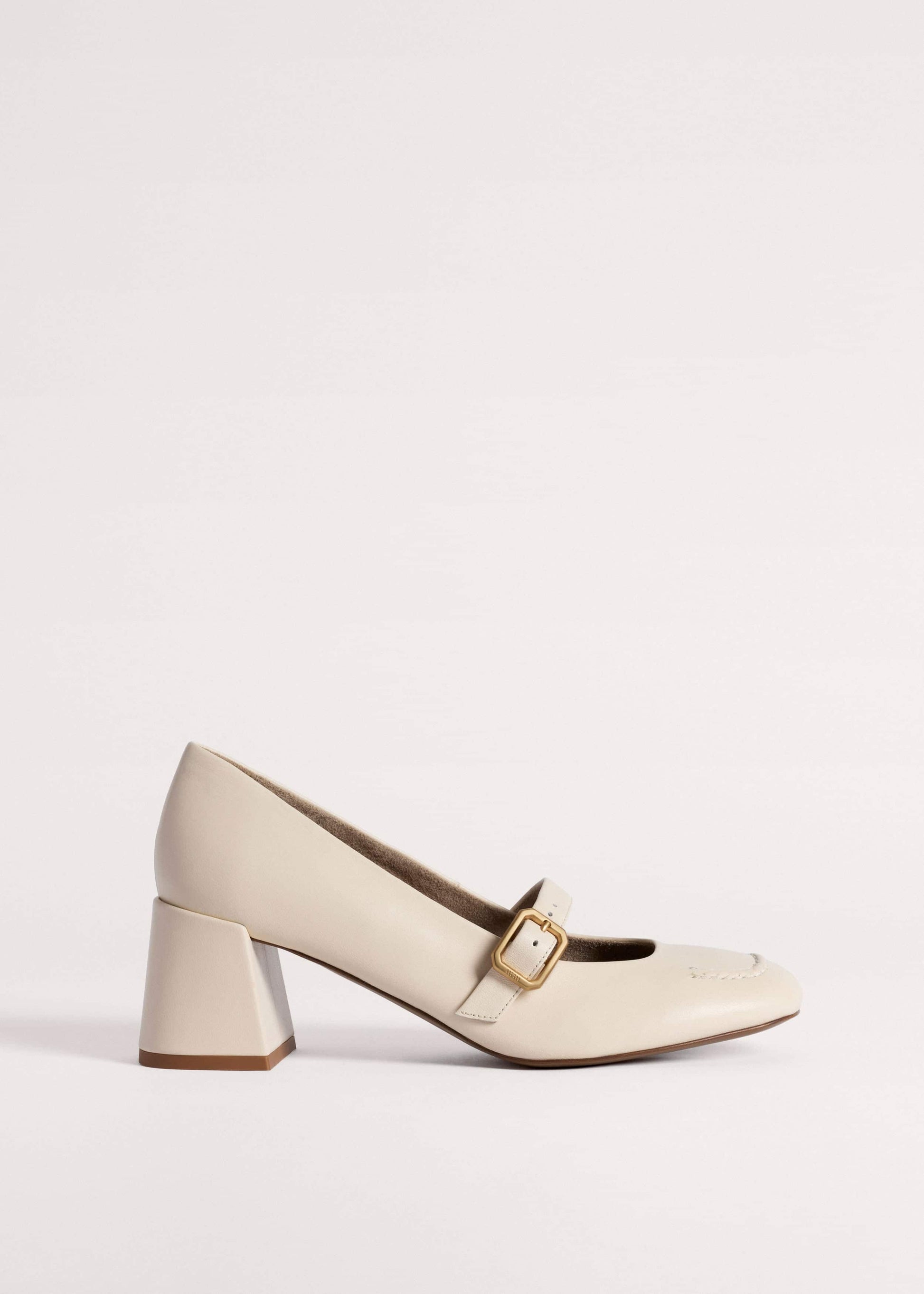 Cream Classic Mary Jane Heel