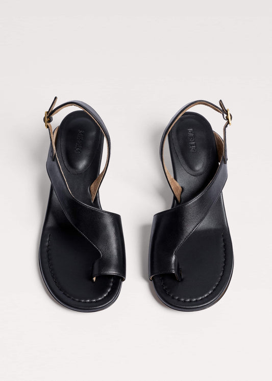 Black Asymmetric Heel