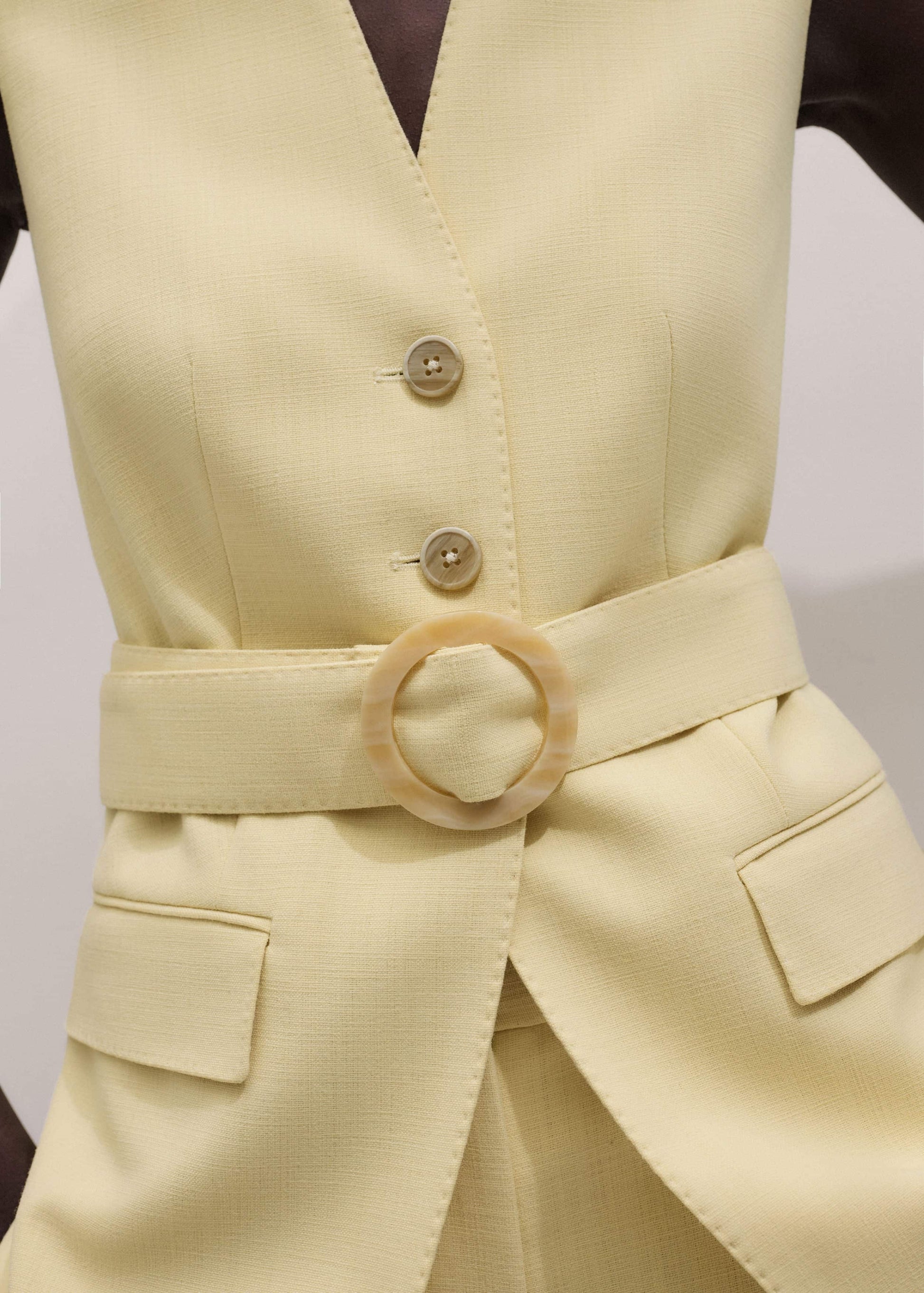 Yellow Longline Vest