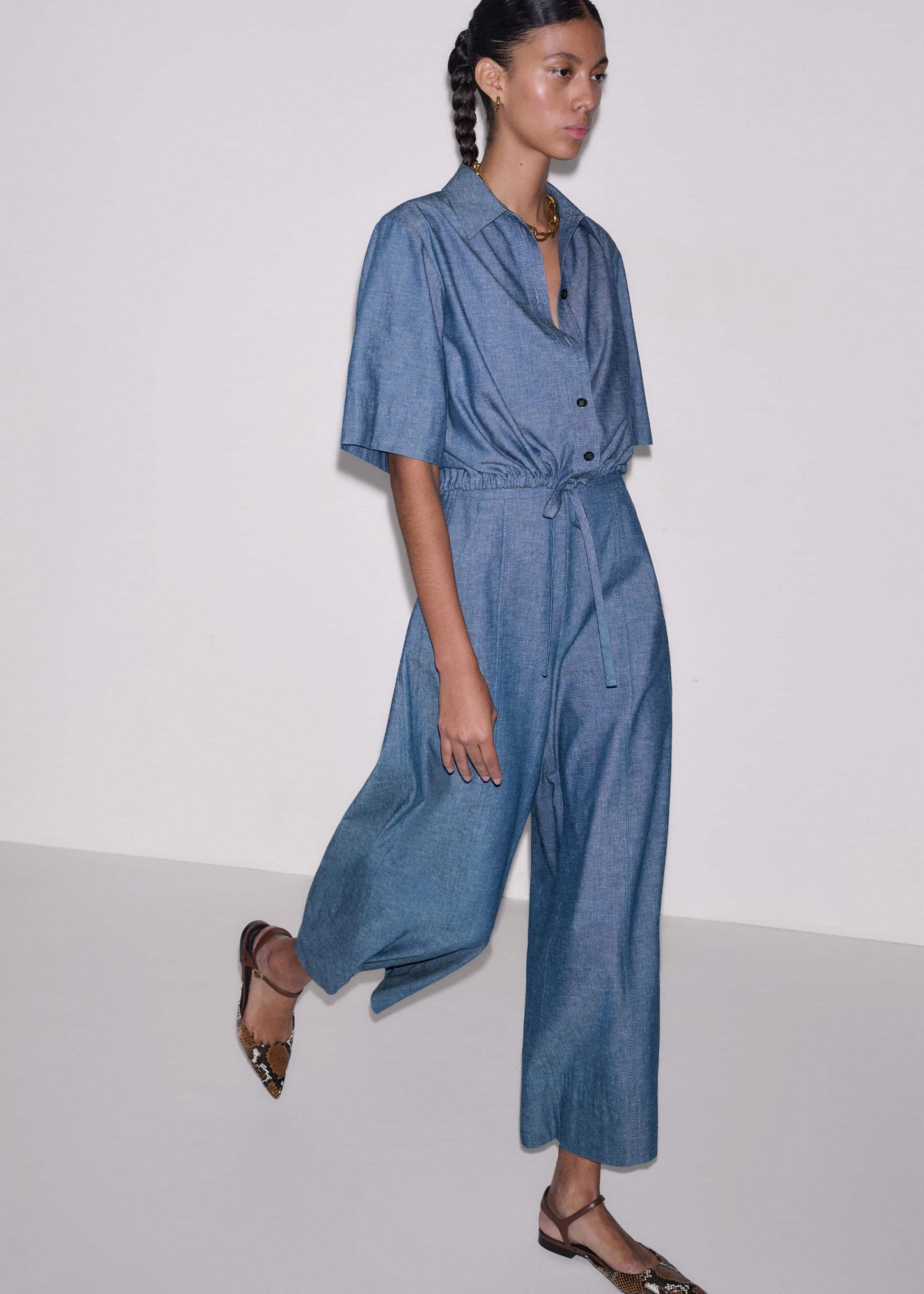 Blue 2-in-1 Jumpsuit