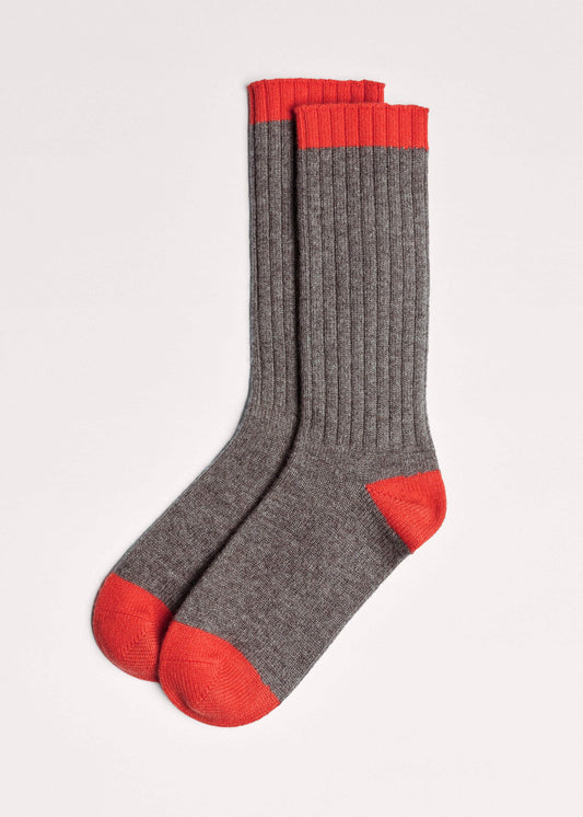 Brown Boot Sock