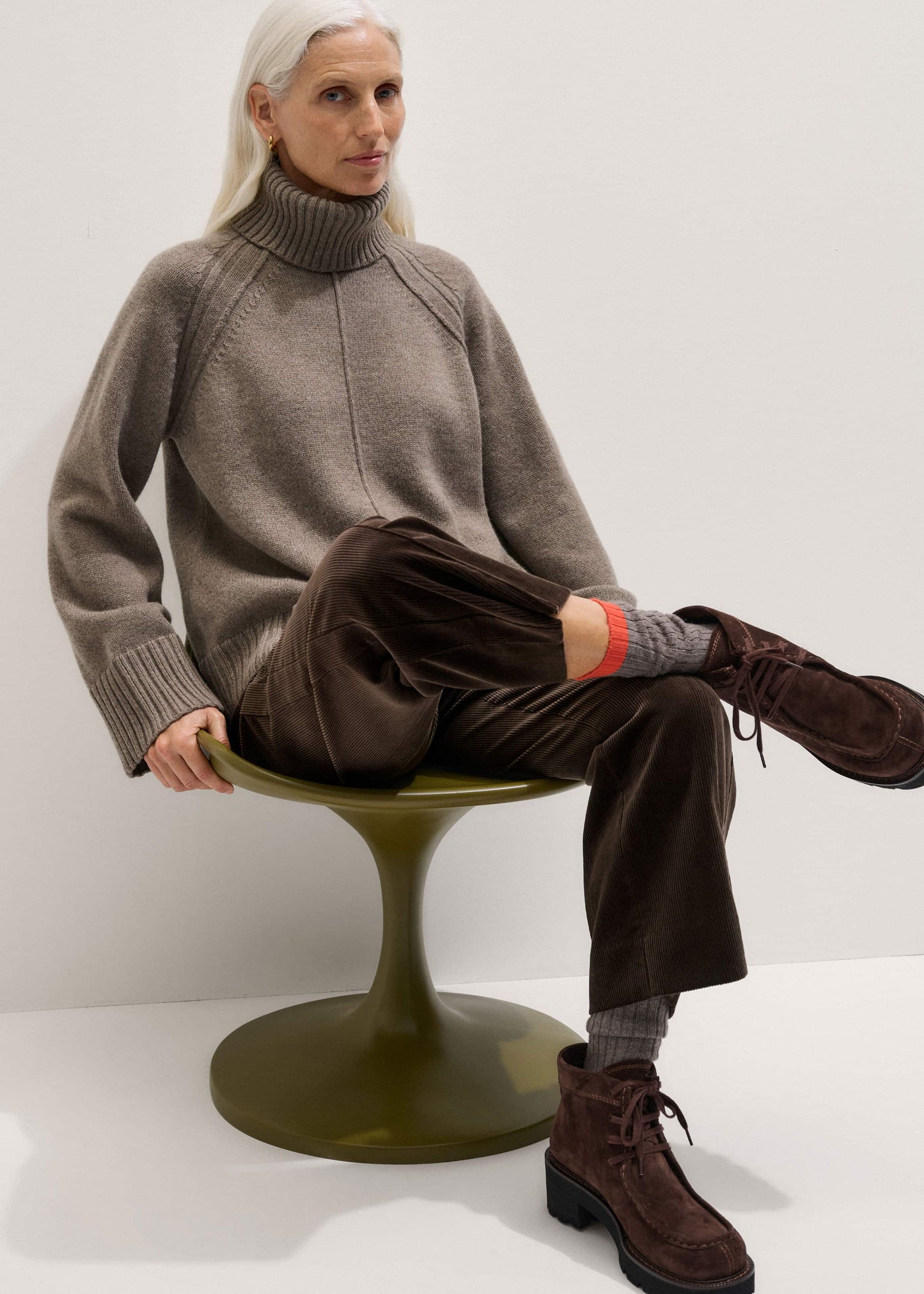 Brown Boot Sock