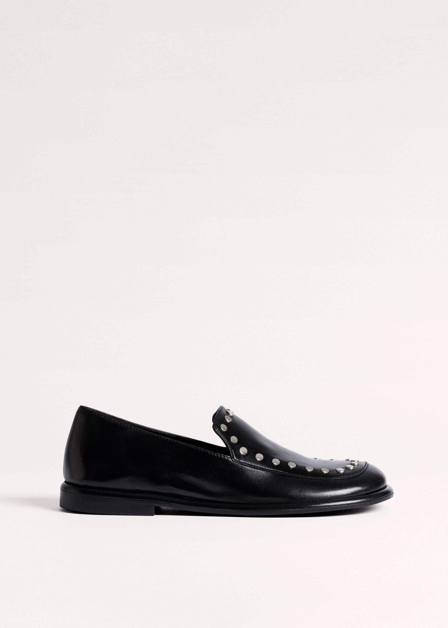 Black Stud Travel Loafer