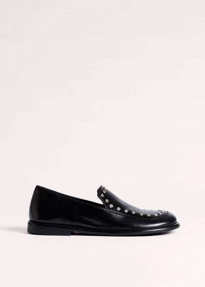 Black Stud Travel Loafer