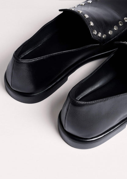 Black Stud Travel Loafer