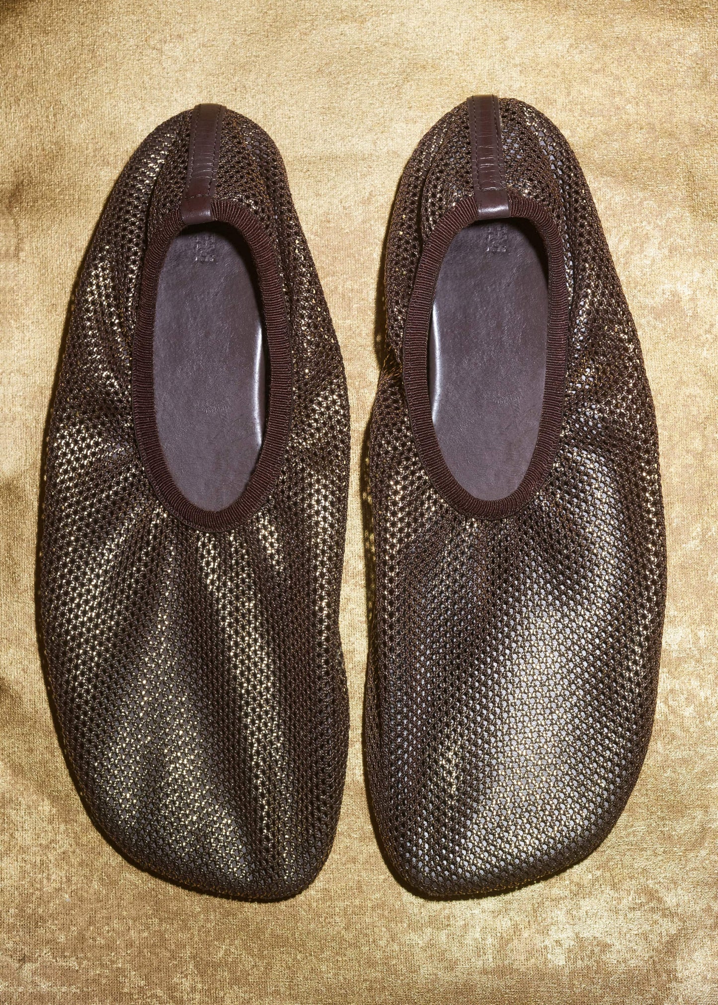 Gold Asymmetric Slipper