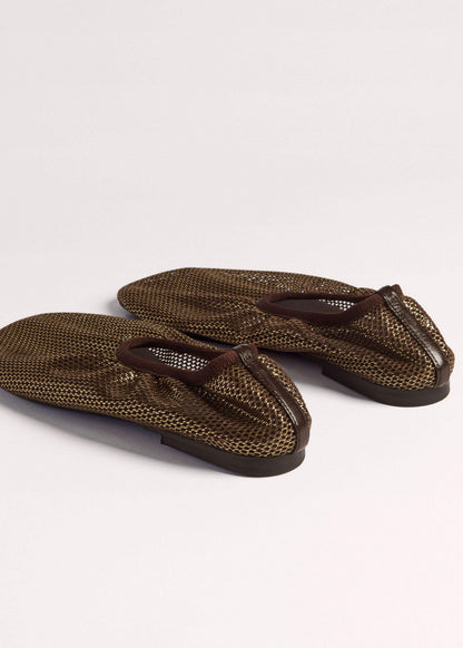 Gold Asymmetric Slipper